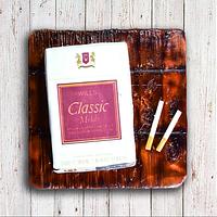 The cigarette box