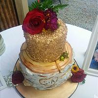 Birch and Sequins cake