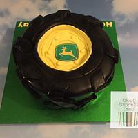 Tractor Tyre Cake