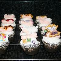 New Baby cupcakes