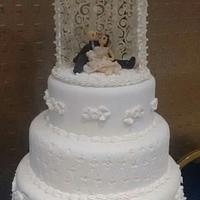 White Wedding cake