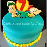 Phineas and Ferb cake