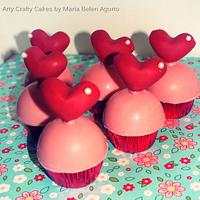 Valentines inspired Mini Cupcakes