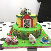 barnyard cake