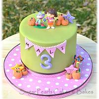 Dora the Explorer birthday cake 
