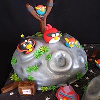 Angry Birds space cake