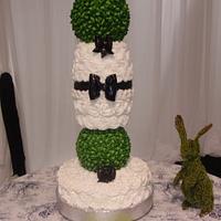 Topiary Wedding Cake