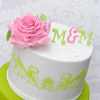 Fresh Princess Wedding Cake