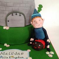 Ben and holly castle cake