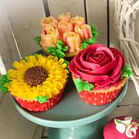 Buttercreamflower Cupcakes