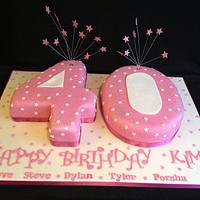 40 BIRTHDAY CAKE