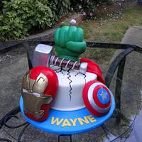 Avengers cake