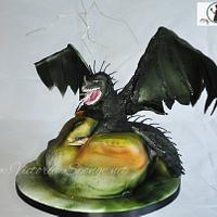 Skrill Dragon cake