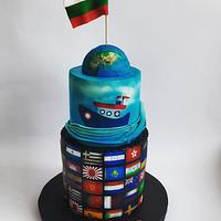 Flags cake - cake by Mariya Gechekova - CakesDecor