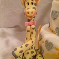 Giraffe Baby Shower cake
