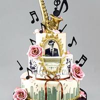 Jazz-sax Cake