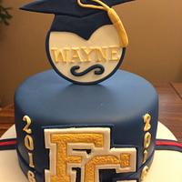 Athletic Graduation Cake