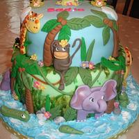 Jungle Friends Cake