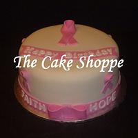 Pink Ribbon Cake