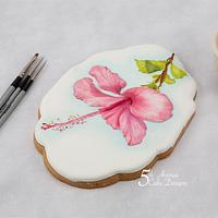 Hibiscus Flower Cookie 🌺🍃🎥