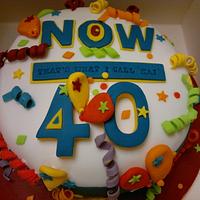 Kai's 40th cake