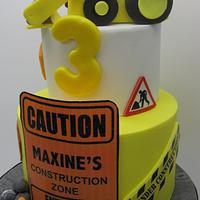 Construction cake for a lovely girl named Maxine