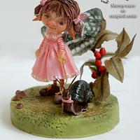 Sugar sculpture "Little Fairy"