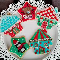 Winter themed cookies