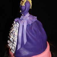 Princess Cake with Gumpaste Doll