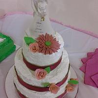 Wedding cake and Groom's cake
