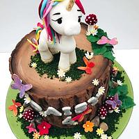 Woodlands Unicorn Birthday Cake 
