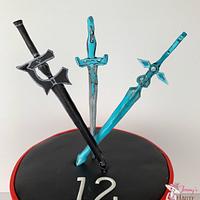 Sword Art Online Cake