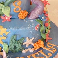 Aerial mermaid cake