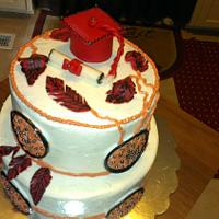 Dreamcatcher Graduation Cake