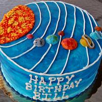 Astronomy BUTTERCREAM designed cake