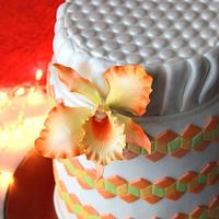 'Sunshine'-Modern Wedding cake