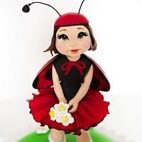 ladybug girl cake
