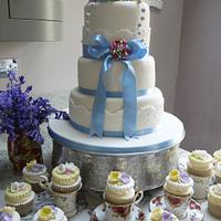 Rebecca Spring Wedding Cake