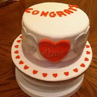 Engagement cake Engagement cake