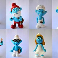 Smurfs toppers - Cake by Nataša - CakesDecor