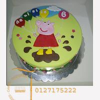 Peppa pig cake 