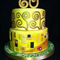 Gustav Klimt cake