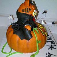 Vampire Garfield Halloween Cake