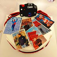 "Photographer cake"