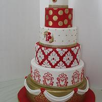 Indian Wedding cake 