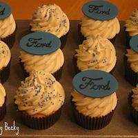 Ford Fan Cupcakes
