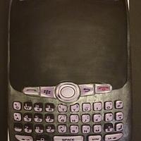 Blackberry cell phone cake