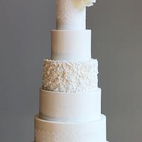Bas Relief Country Wedding Cake