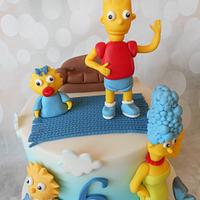 Simpsons cake