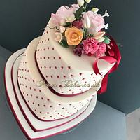 Bouquet wedding cake!